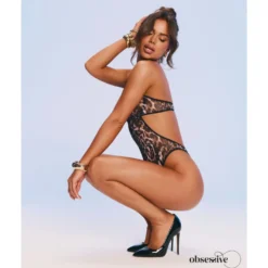 Obsessive - Addia Teddy Entrejambe Ouverte - Marron