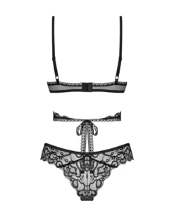 Obsessive - Blomentis Ensemble Deux Pièces - Noir