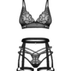 Obsessive - Blomentis Ensemble Trois Pièces - Noir