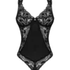 Obsessive - Body Donna Dream avec entrejambe ouvert - Noir