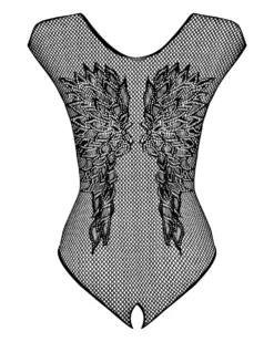 Obsessive - Body sexy avec entrejambe ouvert - Noir