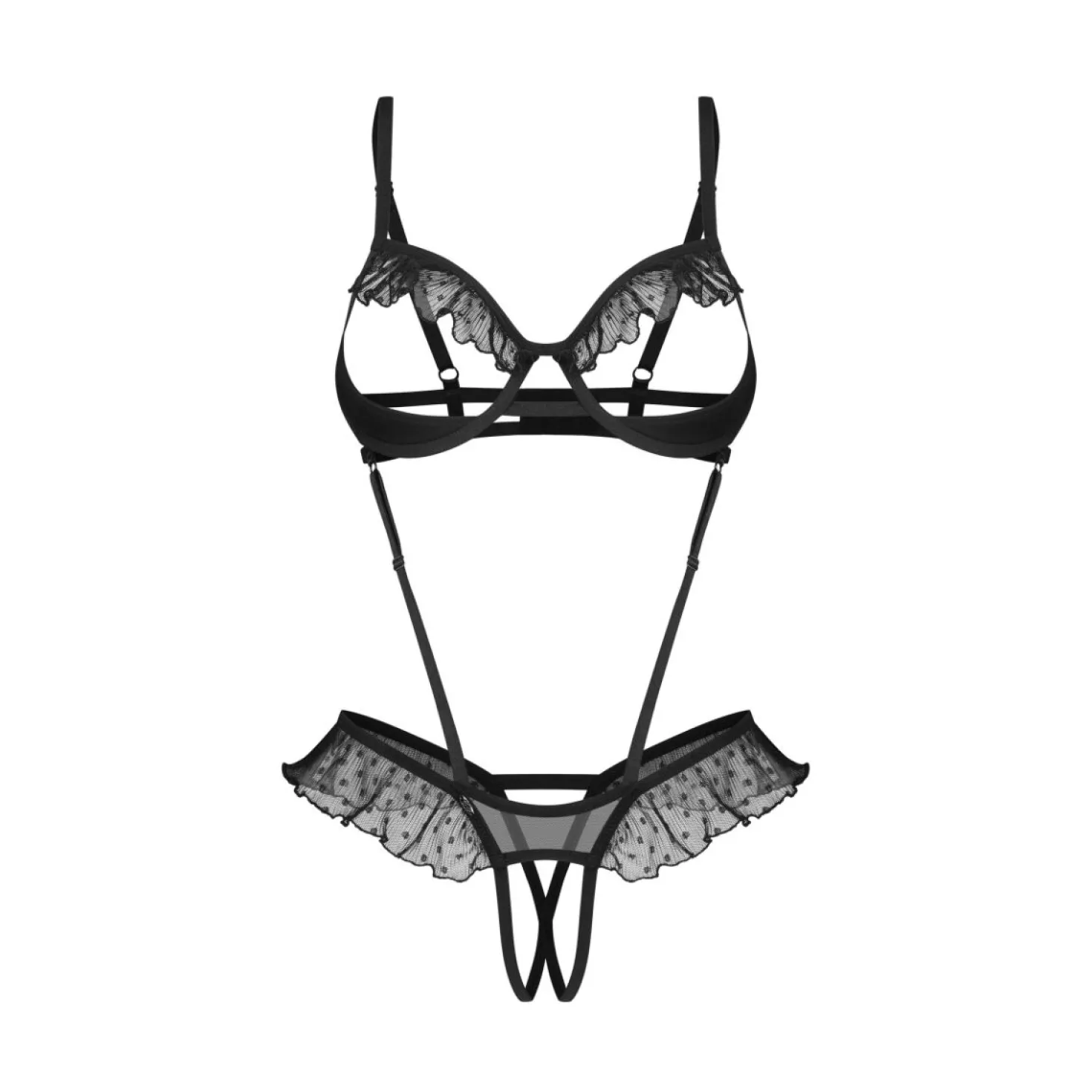Obsessive - Carrola Teddy Ouvert - Noir