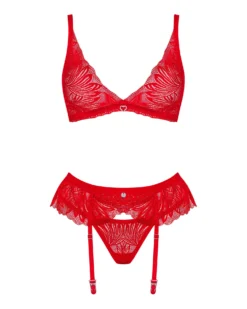 Obsessive - Chilisa Ensemble Trois Pièces - Rouge