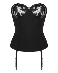 Obsessive - Editya Somptueux corset avec jarretelles - Noir