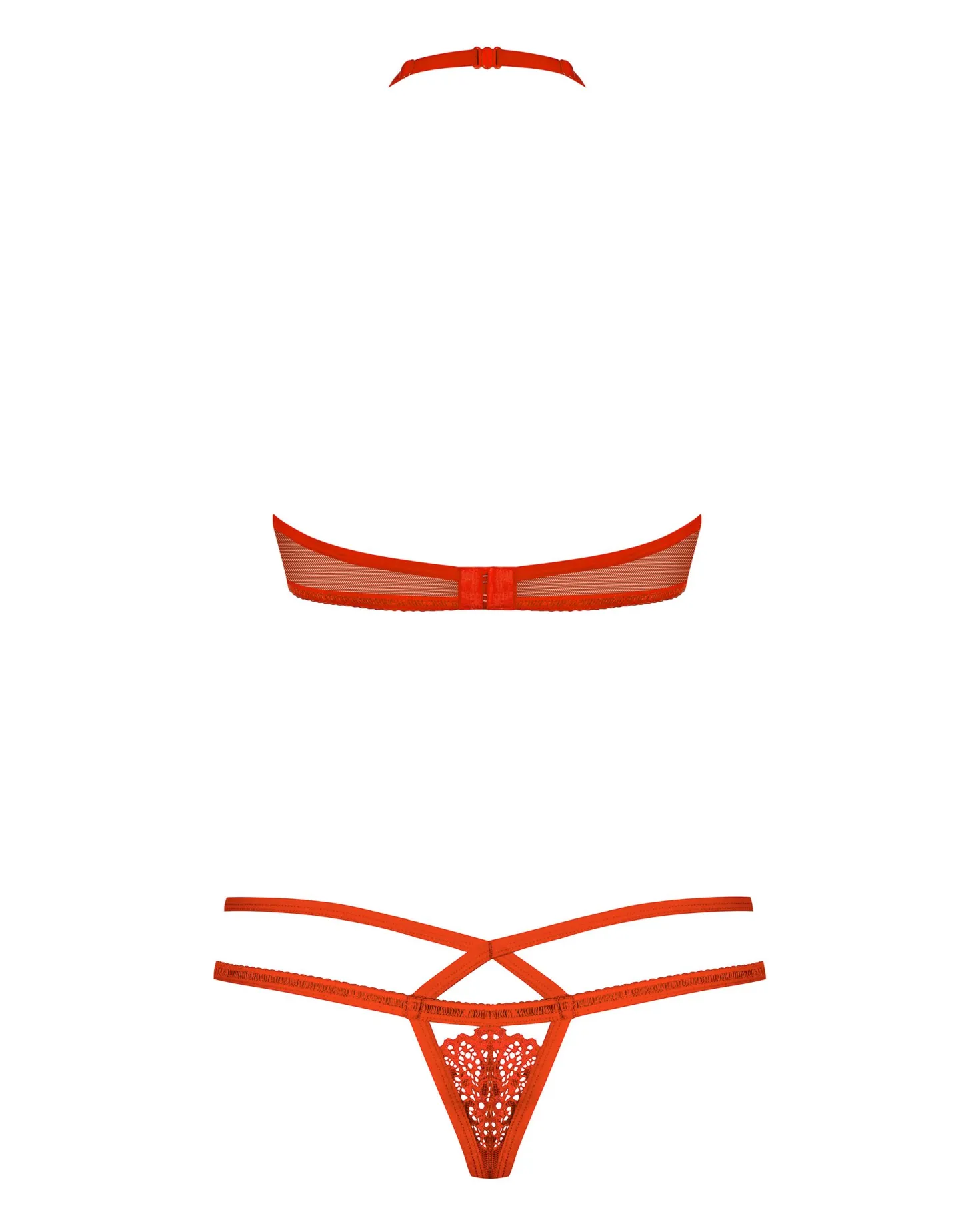 Obsessive - Ensemble soutien-gorge et string - Rouge