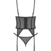 Obsessive - Freedom Euridia Corset et String - Noir