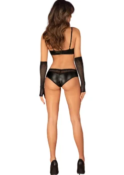 Obsessive - Gants en Dentelle A772 - Noir
