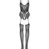 Obsessive - G139 Bodystocking - Noir