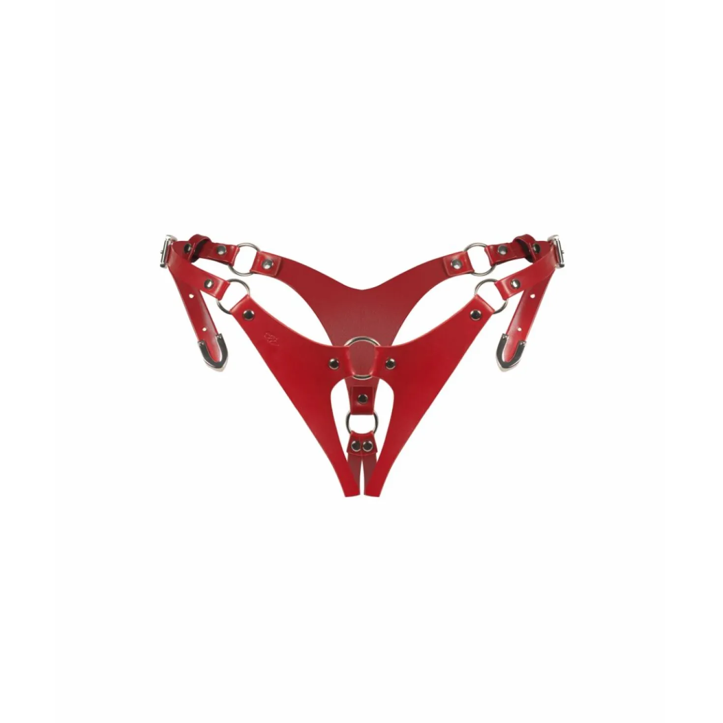 Obsessive - Inferro String Ouvert - Rouge