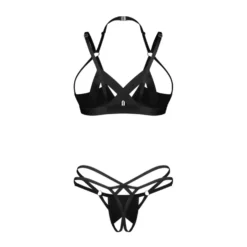 Obsessive – Keira Lise Ensemble 2 Pièces Ouvert – Noir