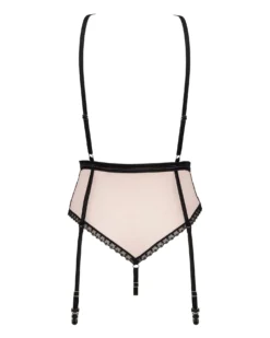 Obsessive - Lilines Teddy Porte-Jarretelles - Rose