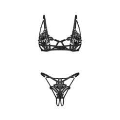Obsessive - Luise Sublim Ensemble 2 Pièces - Noir