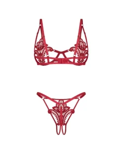 Obsessive - Luise Sublim Ensemble Ouvert - Rouge