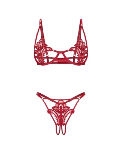 Obsessive - Luise Sublim Ensemble Ouvert - Rouge
