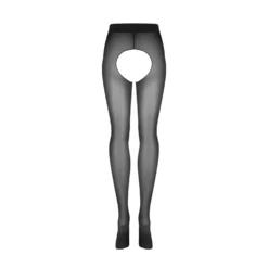 Obsessive - Norless Era Collant Ouvert - Noir