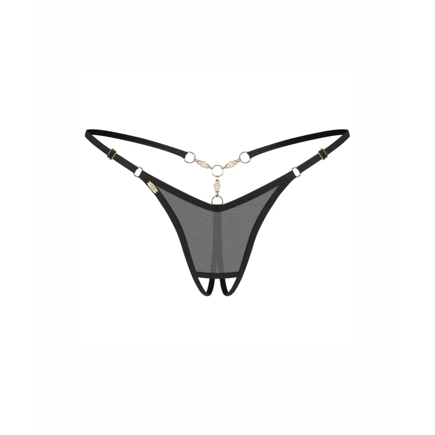 Obsessive - Oxaria String Ouvert - Noir