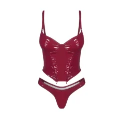 Obsessive - Redya Corset et String - Rouge