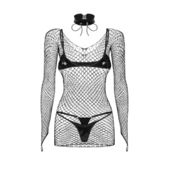 Obsessive - Sashalla Ensemble 4 Pièces - Noir