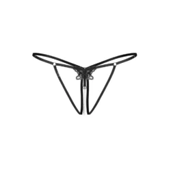Obsessive - Selisme String Ouvert - Noir