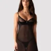 Obsessive - Stelisa Chemise & String - Noir