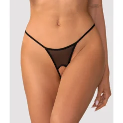 Obsessive - Zaliya String Ouvert - Noir