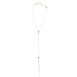 Otazu - Twin Crystal Anklet - Transparent
