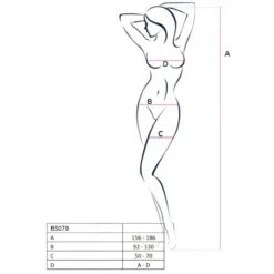 Passion - BS078 Catsuit - Blanc