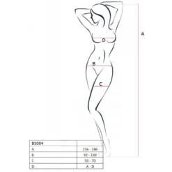 Passion - BS084 Catsuit - Blanc