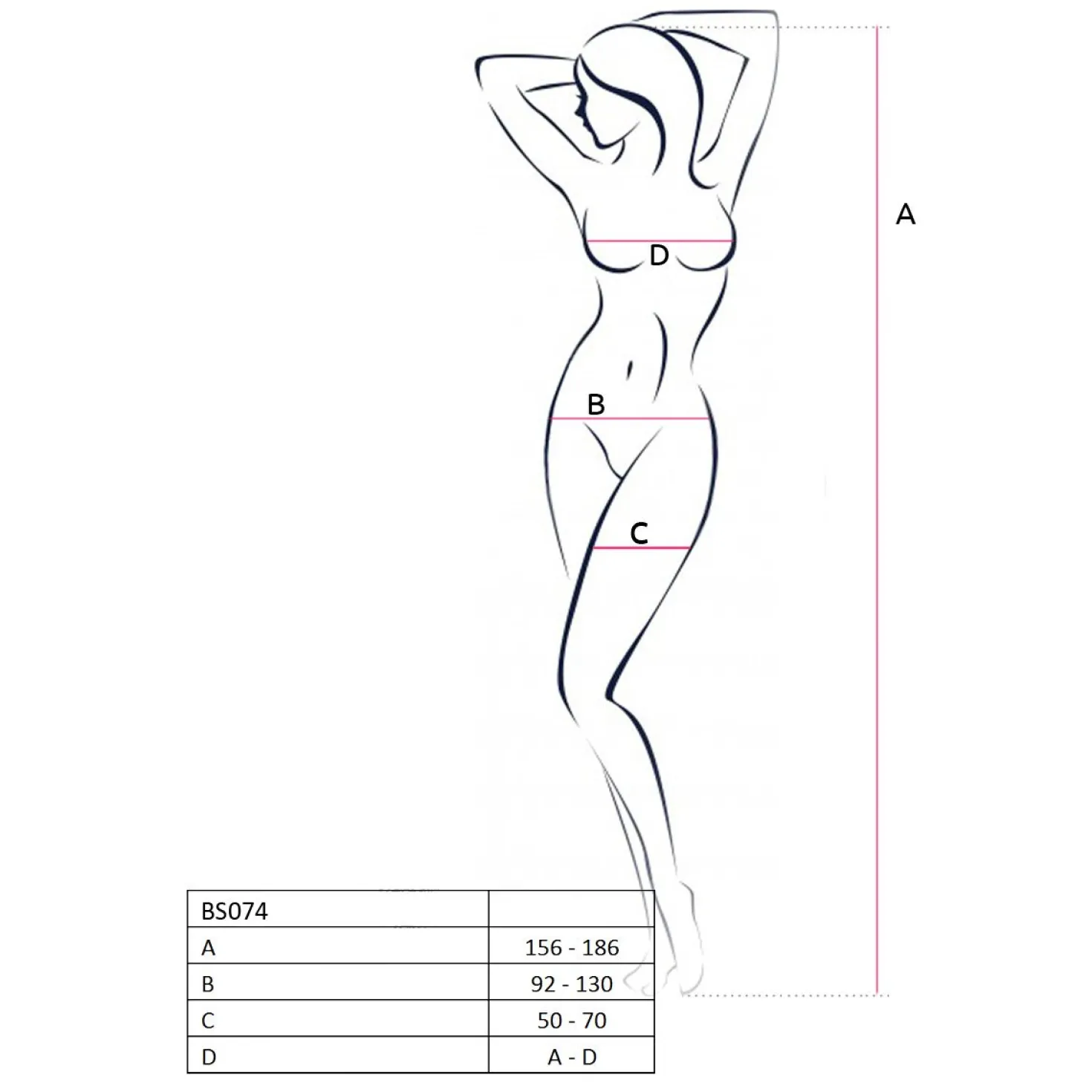 Passion - BS074 Catsuit - Noir