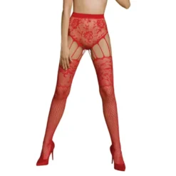 Passion ECO - S004 Bodystocking - Rouge