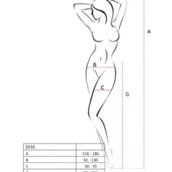 Passion - S030 Bas Strip - Rouge