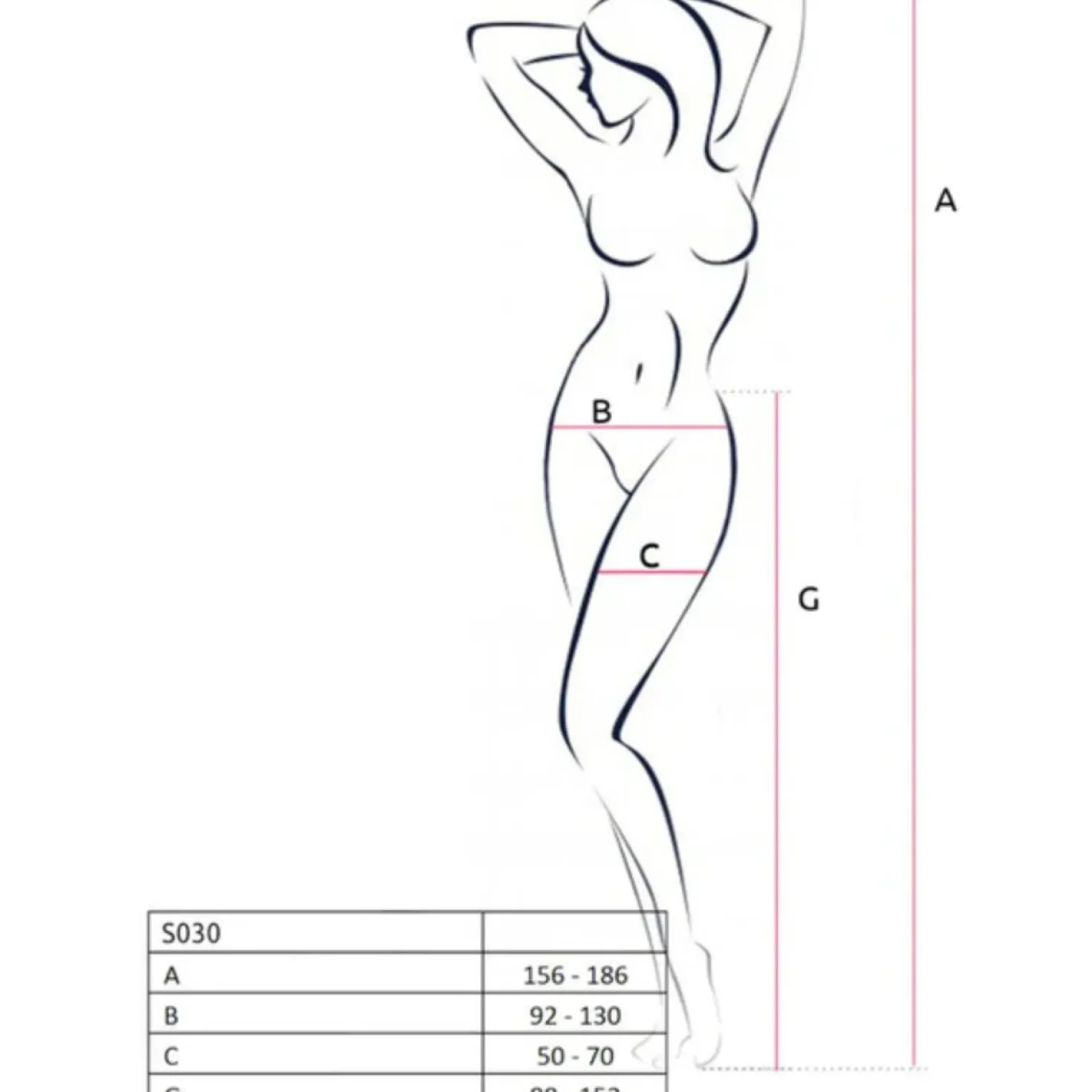 Passion - S030 Bas Strip - Rouge