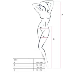 Passion - S024 Strip Pants - Blanc