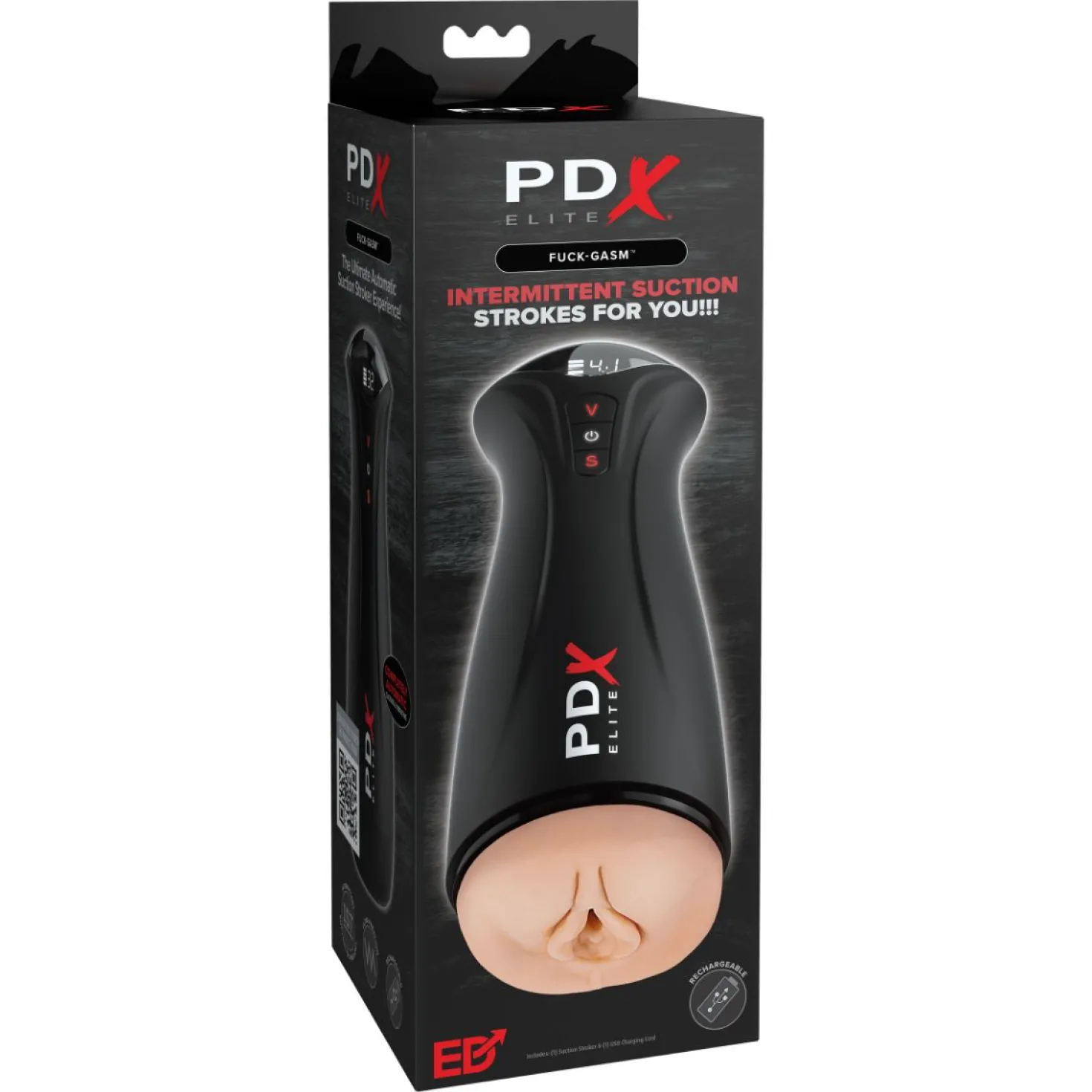 PDX Elite - Fuck-Gasm Stroker - Noir