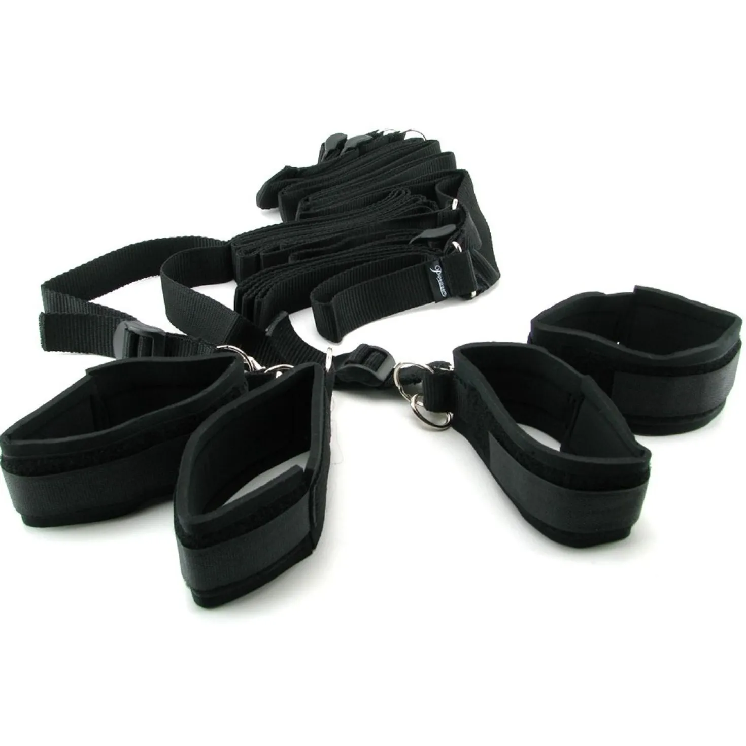 Pipedream - Kit de Bondage et attaches de lit "Fetish Fantasy" - Noir