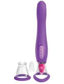 Pipedream - Pompe à clitoris avec stimulateur point G - Violet