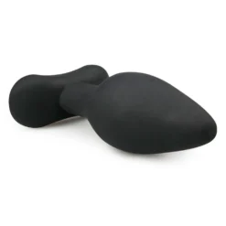 Plug anal noir en silicone - Large