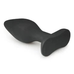 Plug anal noir en silicone - Medium