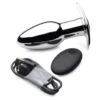 Plug anal rechargeable Chrome Blast avec télécommande - Petit