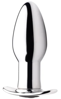 Plug anal rechargeable Chrome Blast avec télécommande - Petit