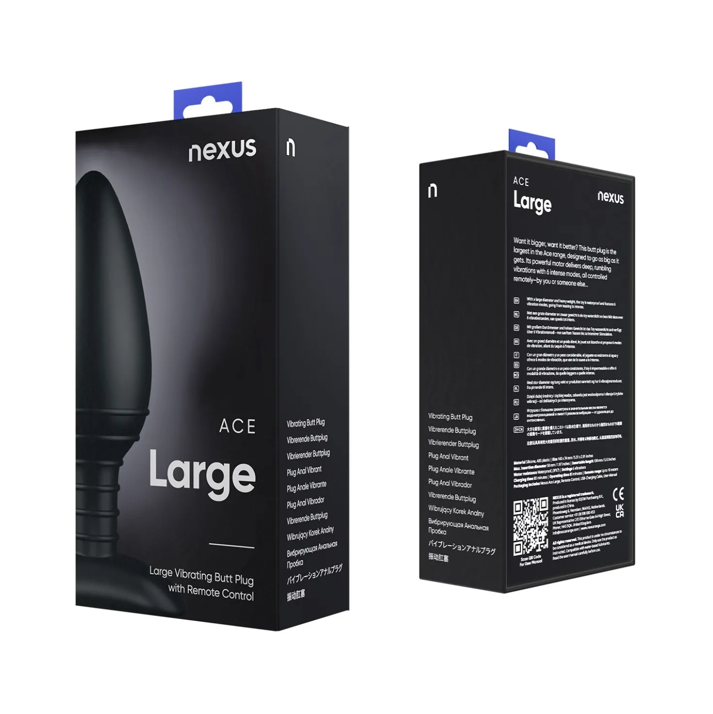 Plug anal vibrant Nexus Ace - Large