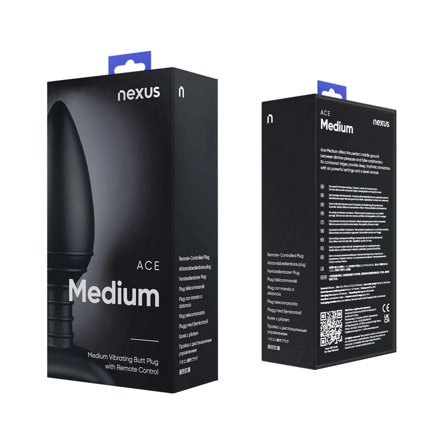 Plug anal vibrant Nexus Ace - Medium