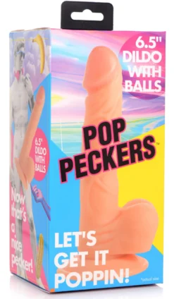 Pop Peckers - Gode Poppin 16,5 cm - Beige