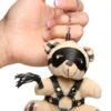 Porte-clés Teddy Bear bâillonné