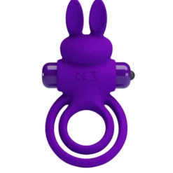 Pretty Love - Anneau pénien rabbit vibrant - Violet