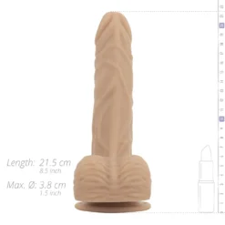 Real Fantasy - Ethan Godemichet Vibrant Chauffant - 19 cm