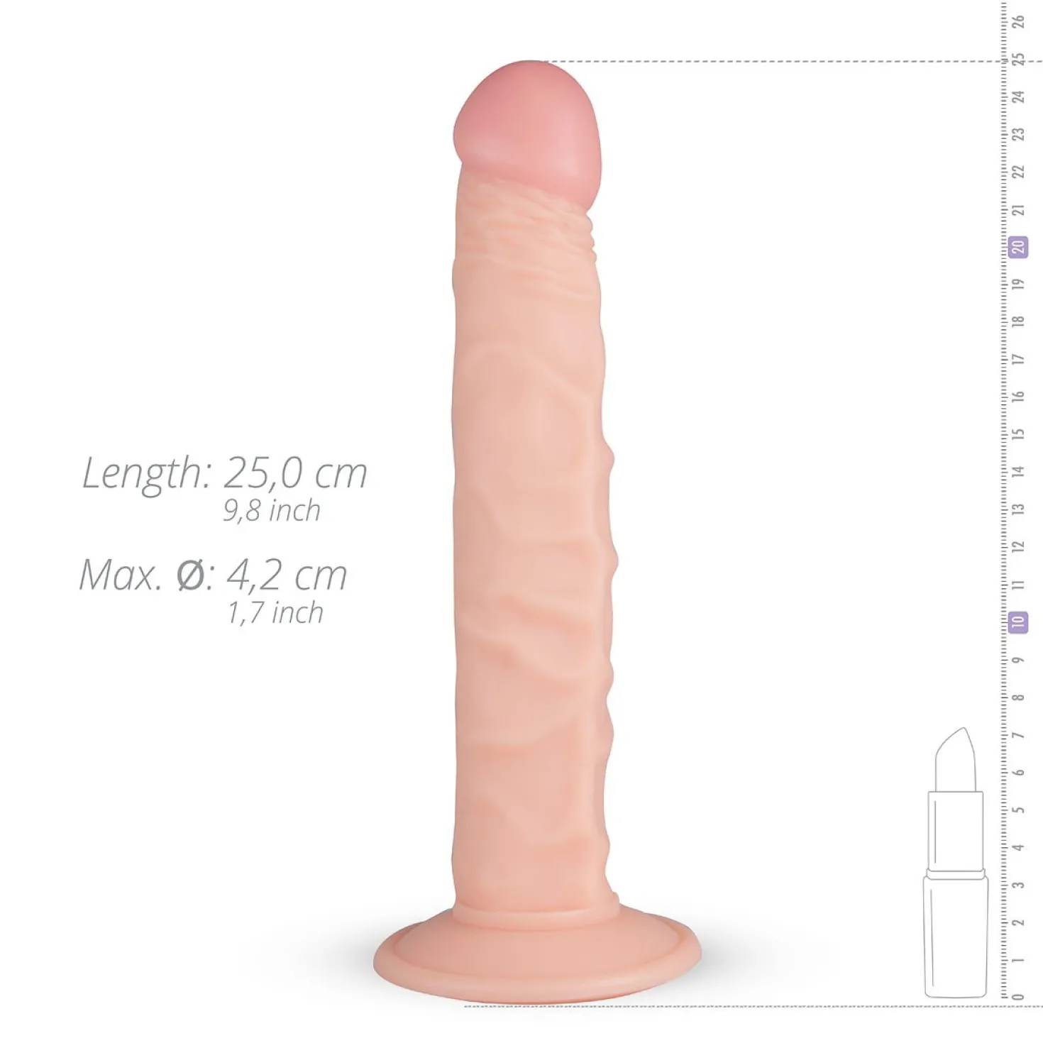 Real Fantasy - Gode réaliste "Scott" - 25 cm