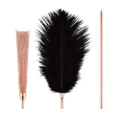 Rosy Gold - Feather Tickler Whip