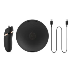 Rosy Gold – Stimulateur Léchage avec Boîtier Luxe – Noir