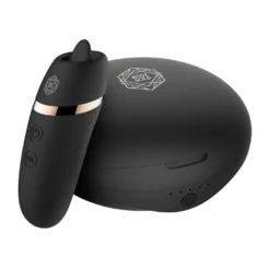 Rosy Gold – Stimulateur Léchage avec Boîtier Luxe – Noir